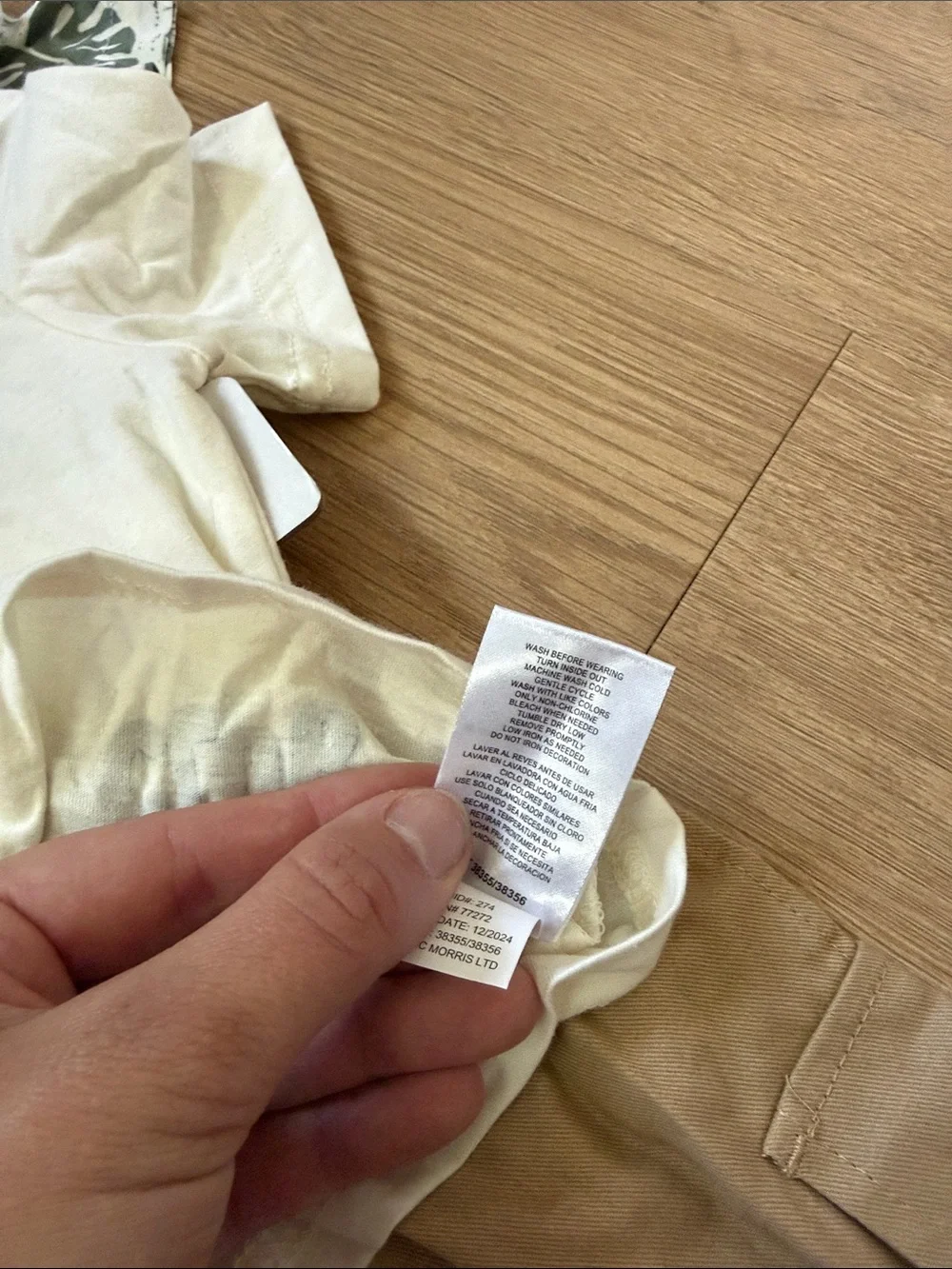 Tommy Bahama lightweight button